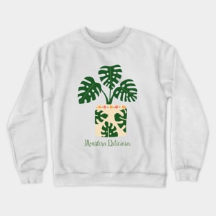 Monstera Deliciosa Crewneck Sweatshirt